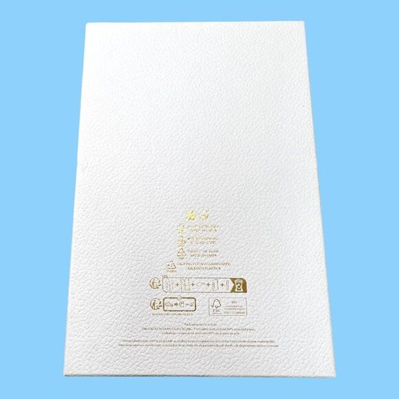 Christian Dior New York Empty Shoe Box Authentic 12x8x5 Gift Storage White Gold - Picture 7 of 7